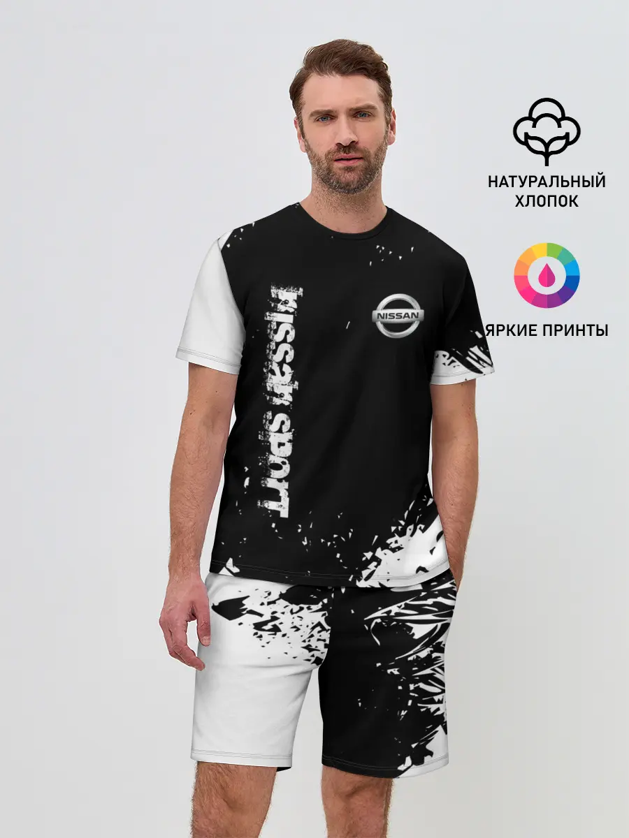 Мужской костюм с шортами / NISSAN SPORT