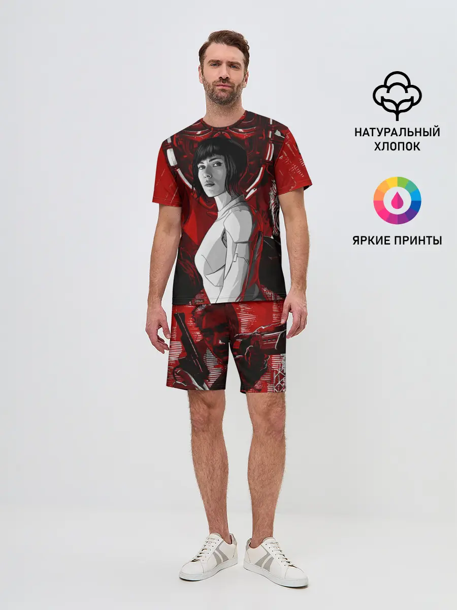 Мужской костюм с шортами / Призрак в доспехах