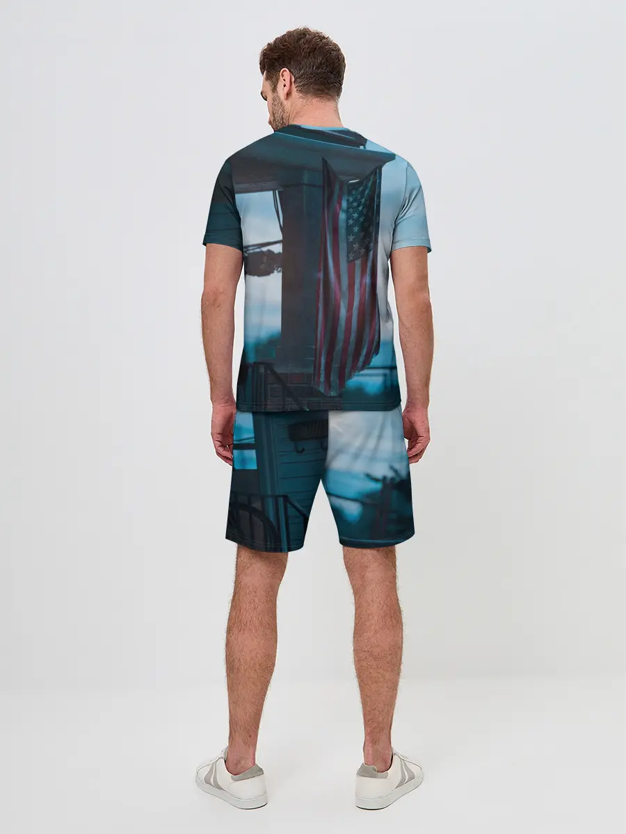 Мужской костюм с шортами / Detroit: Become Human - Markus