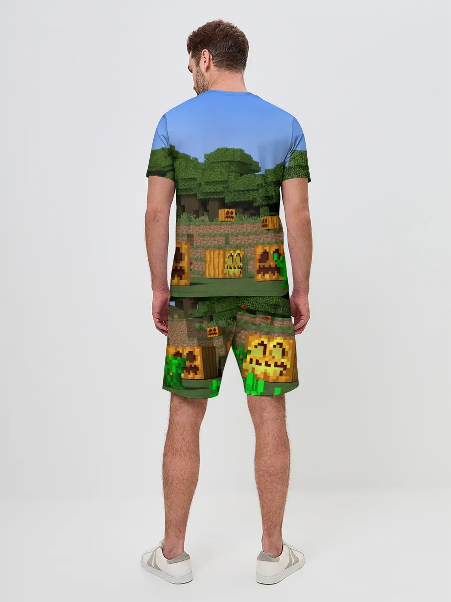 Мужской костюм с шортами / Стив бросает ендерперл.