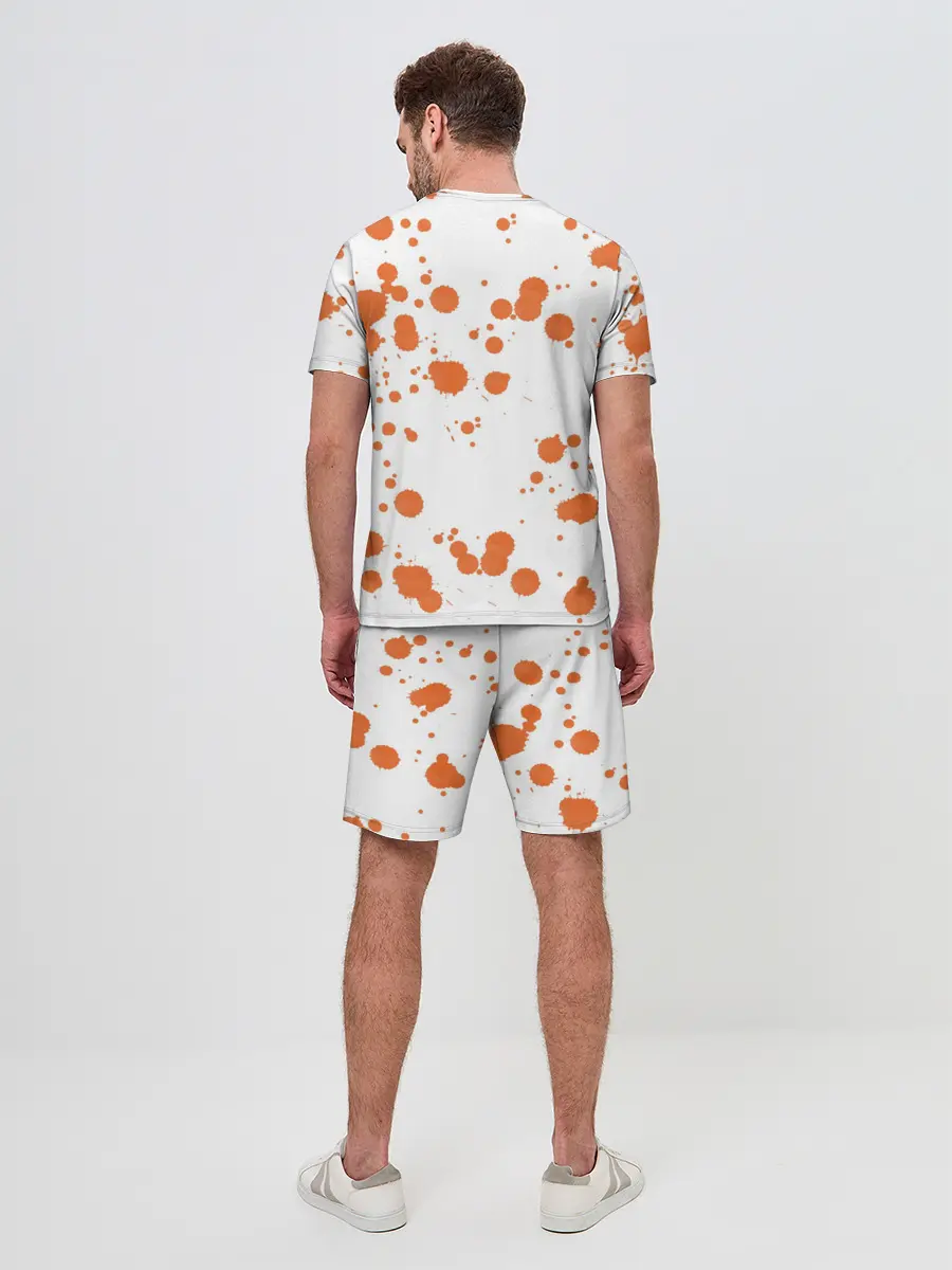 Мужской костюм с шортами / Огненный тигр