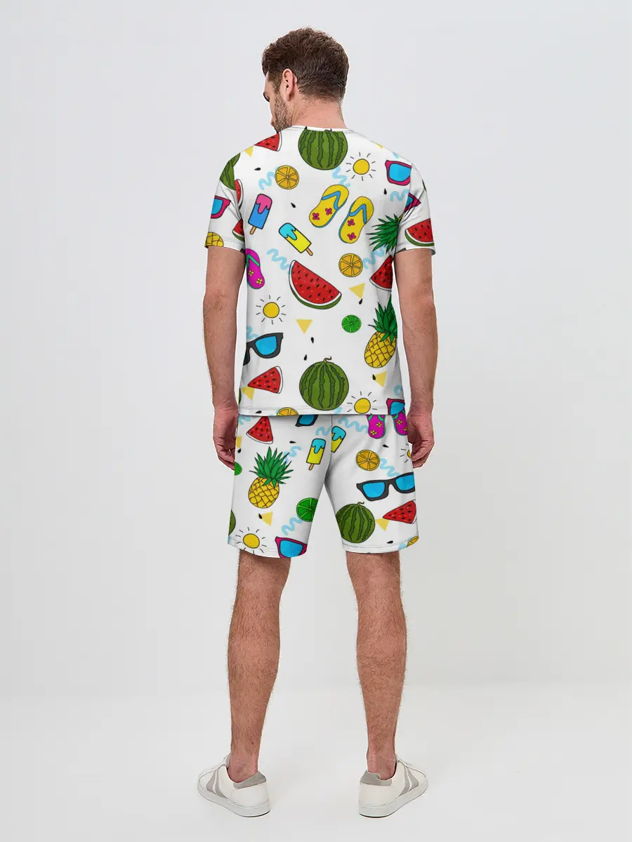 Мужской костюм с шортами / Летняя