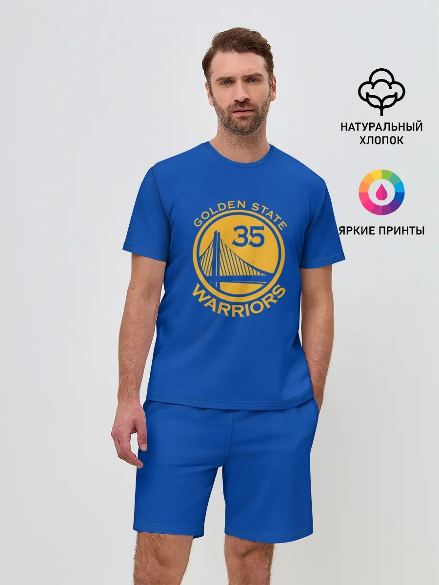 Мужской костюм с шортами / Kevin Durant форма GSW