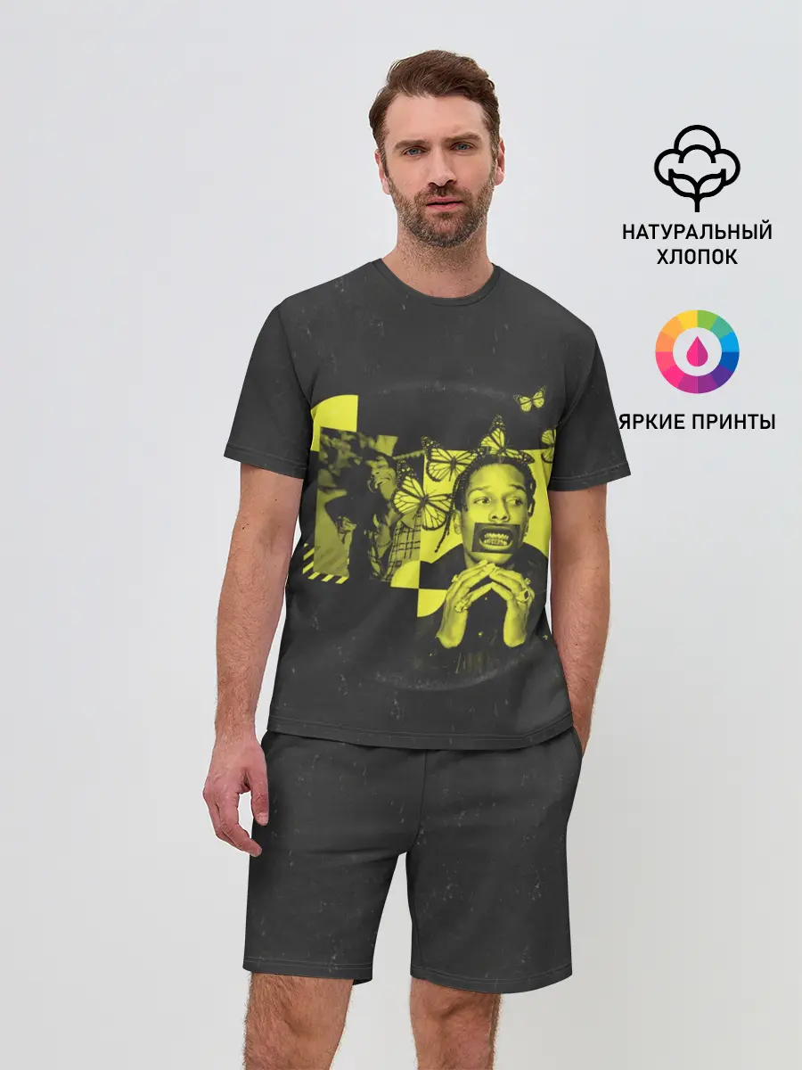 Мужской костюм с шортами / ASAP Rocky. TESTING