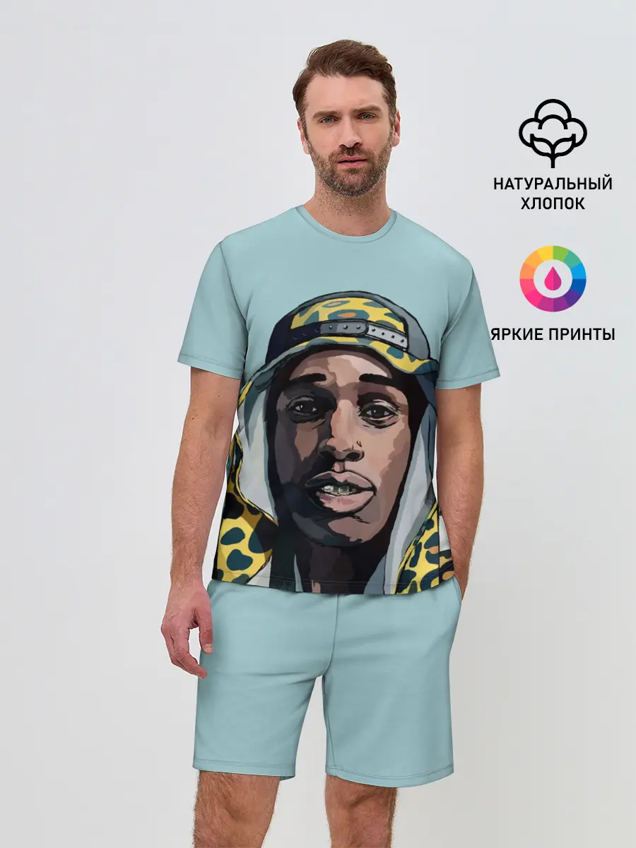 Мужской костюм с шортами / ASAP Rocky