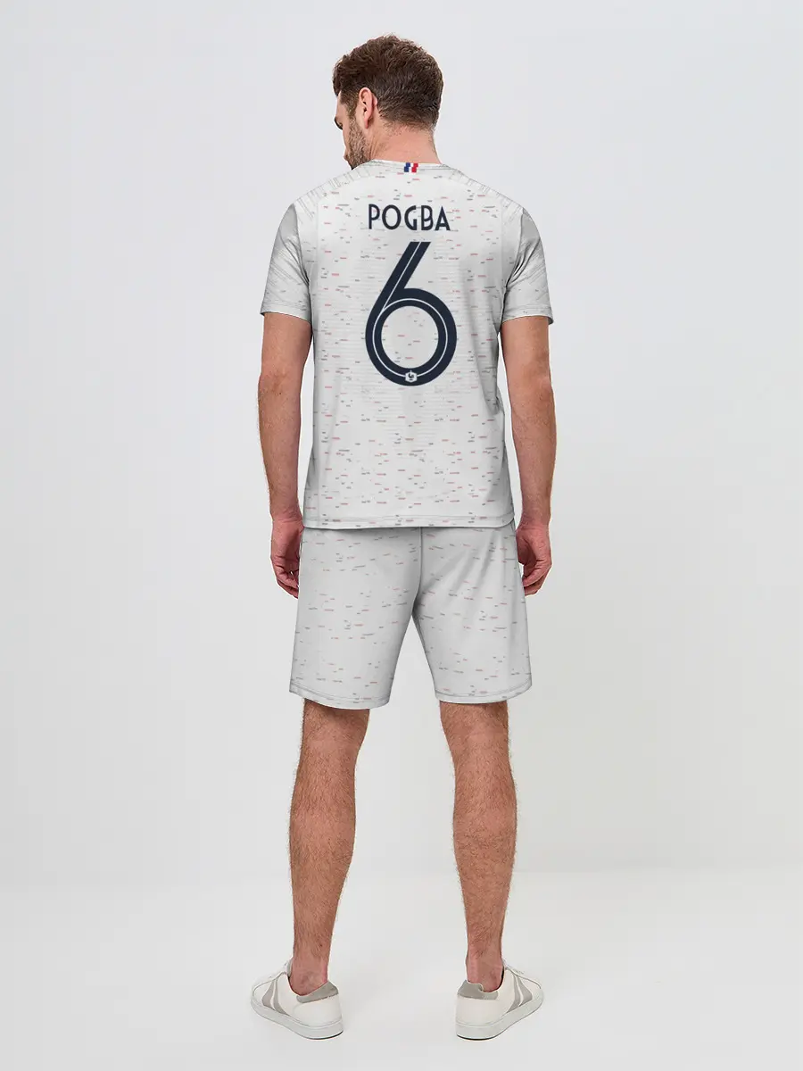 Мужской костюм с шортами / Pogba away 2018 WC