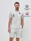 Мужской костюм с шортами / Pogba away 2018 WC
