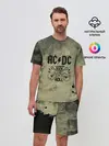 Мужской костюм с шортами / AC DC