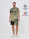 Мужской костюм с шортами / AC DC