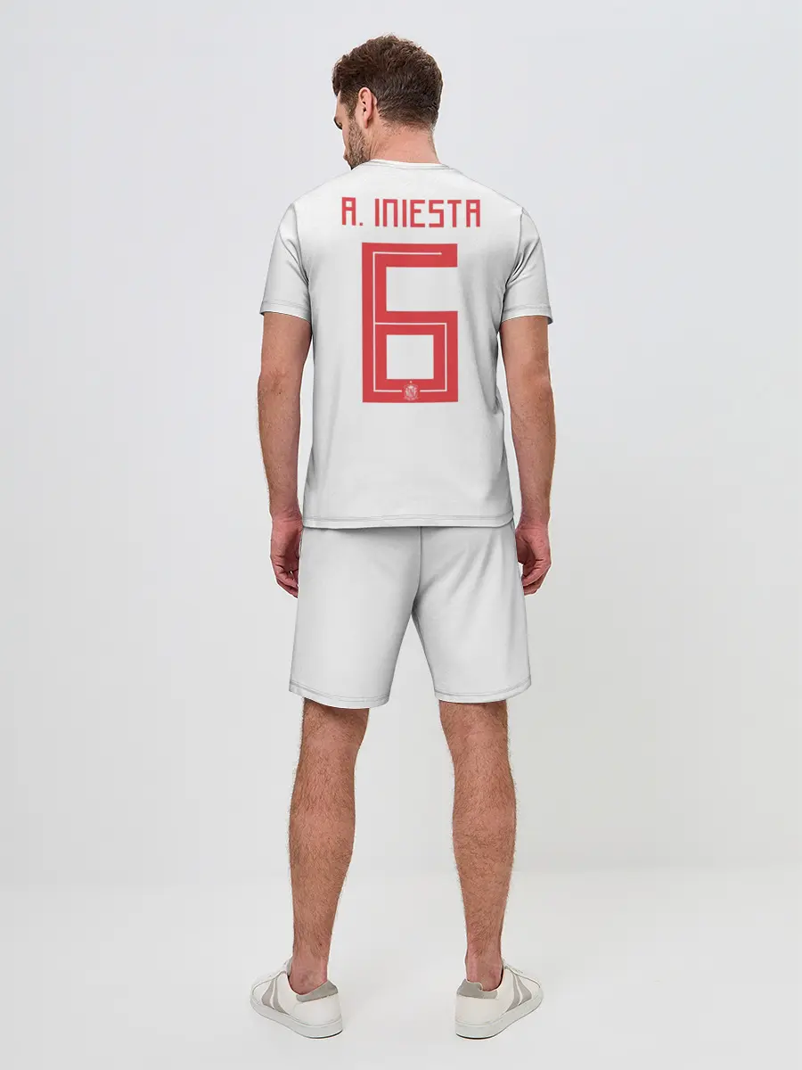 Мужской костюм с шортами / Iniesta away WC 2018