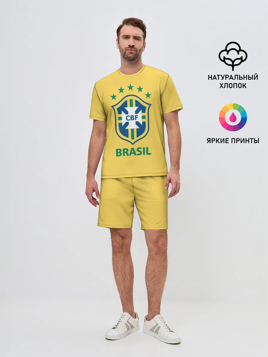 Мужской костюм с шортами / Сборная Бразилии