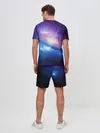 Мужской костюм с шортами / Абстракция космоса