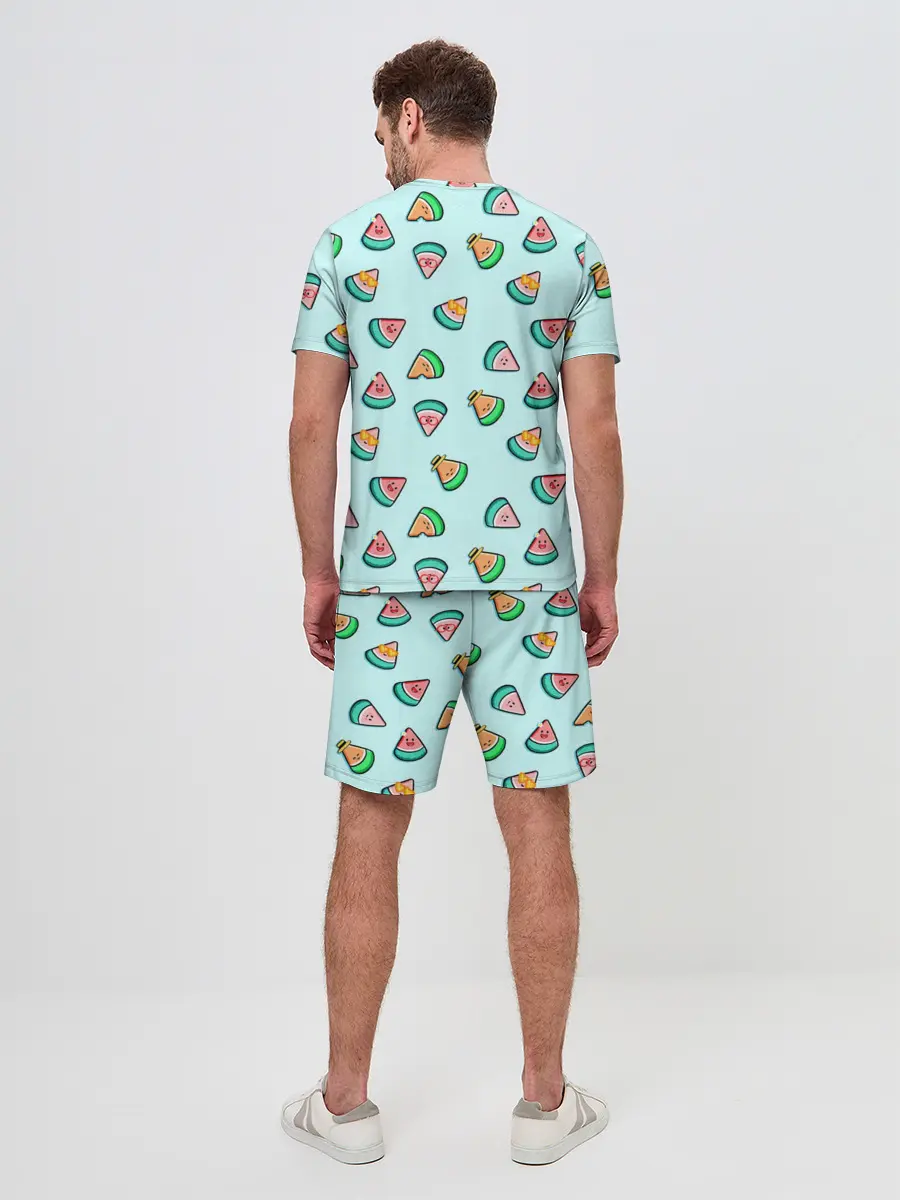 Мужской костюм с шортами / Kawaii Арбузики
