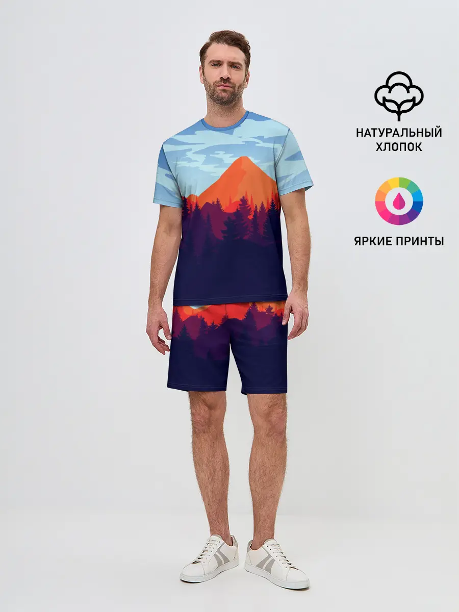 Мужской костюм с шортами / Firewatch collection