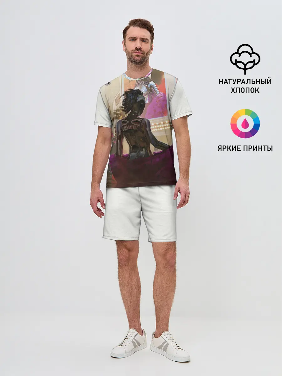 Мужской костюм с шортами / Lady. Cyberpunk 2077