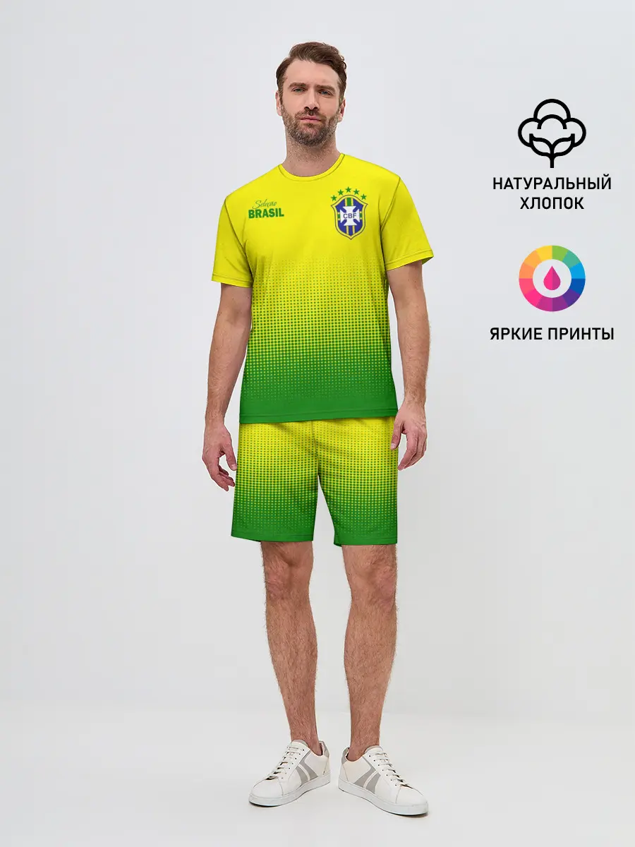 Мужской костюм с шортами / Сборная Бразилии