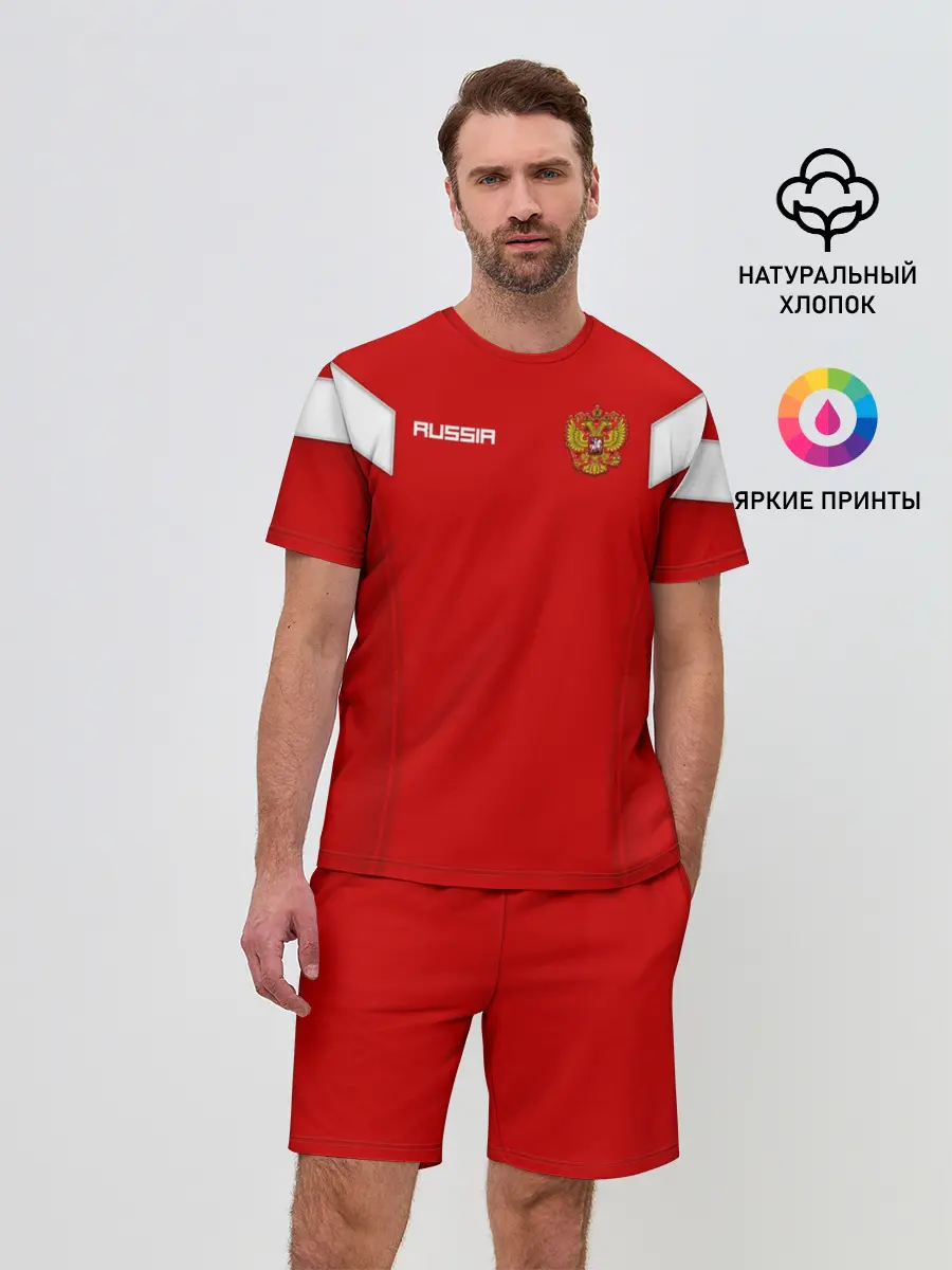 Мужской костюм с шортами / Сборная России