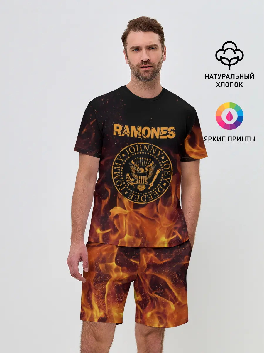 Мужской костюм с шортами / Ramones