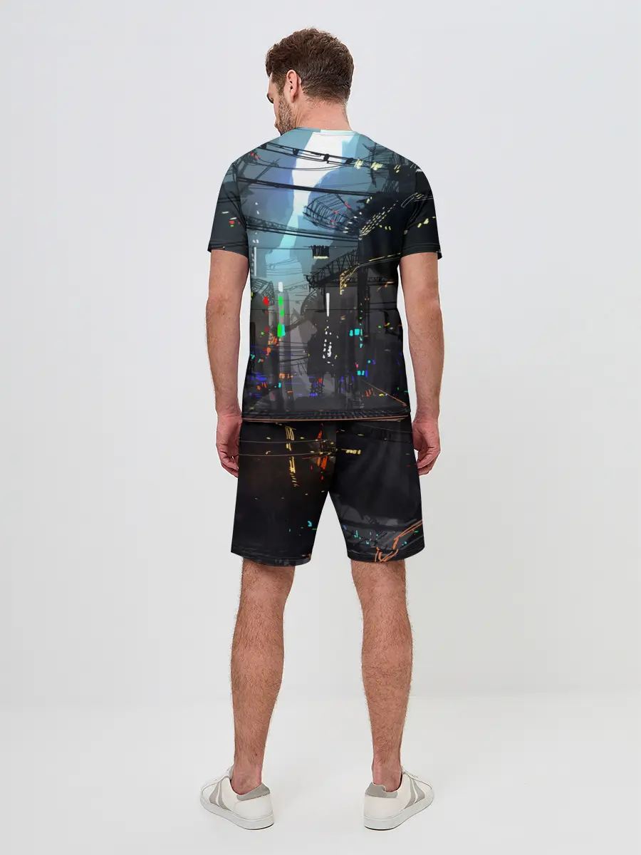 Мужской костюм с шортами / Cyber Punk 2077