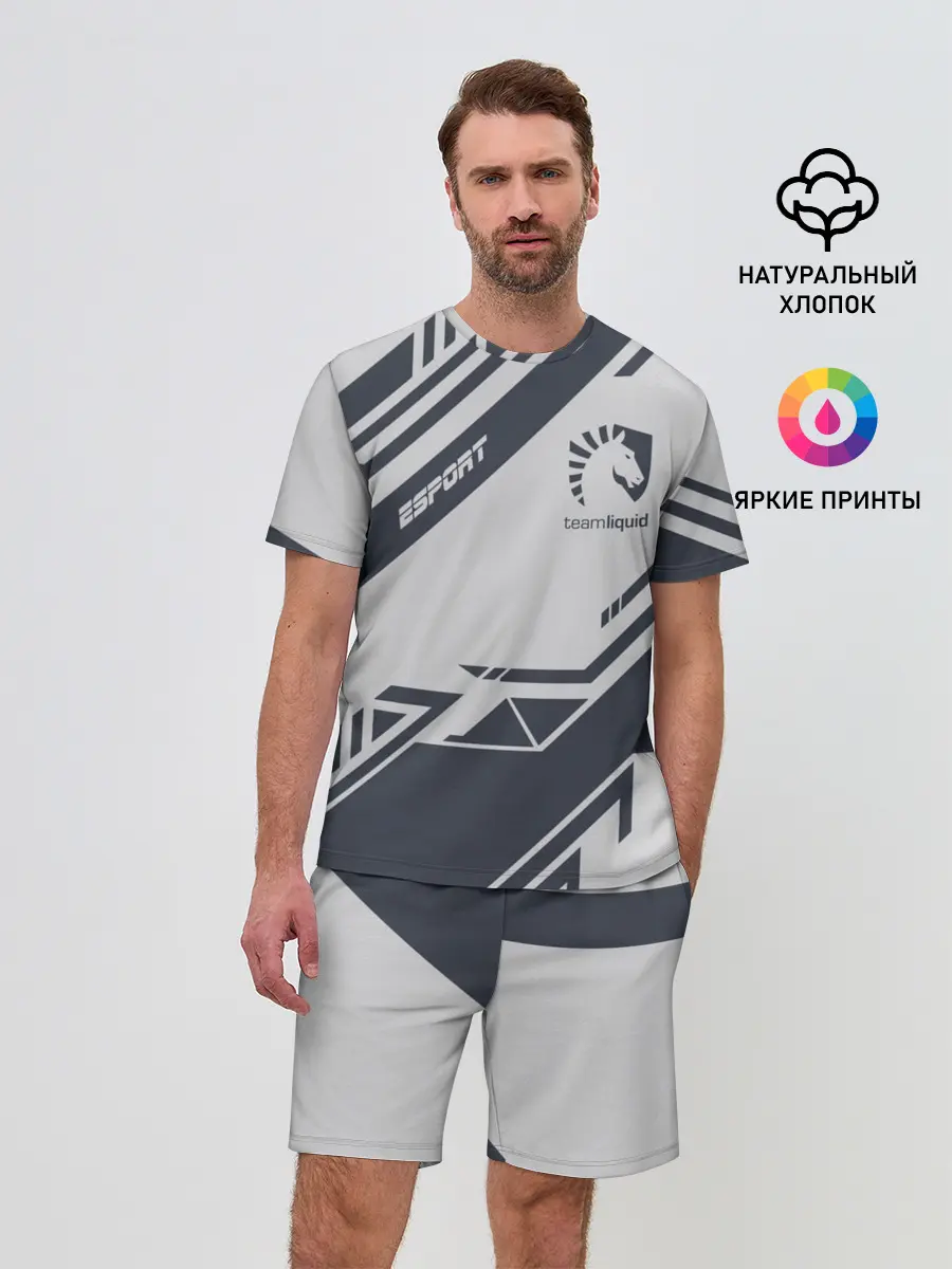 Мужской костюм с шортами / TEAM LIQUID E-SPORT