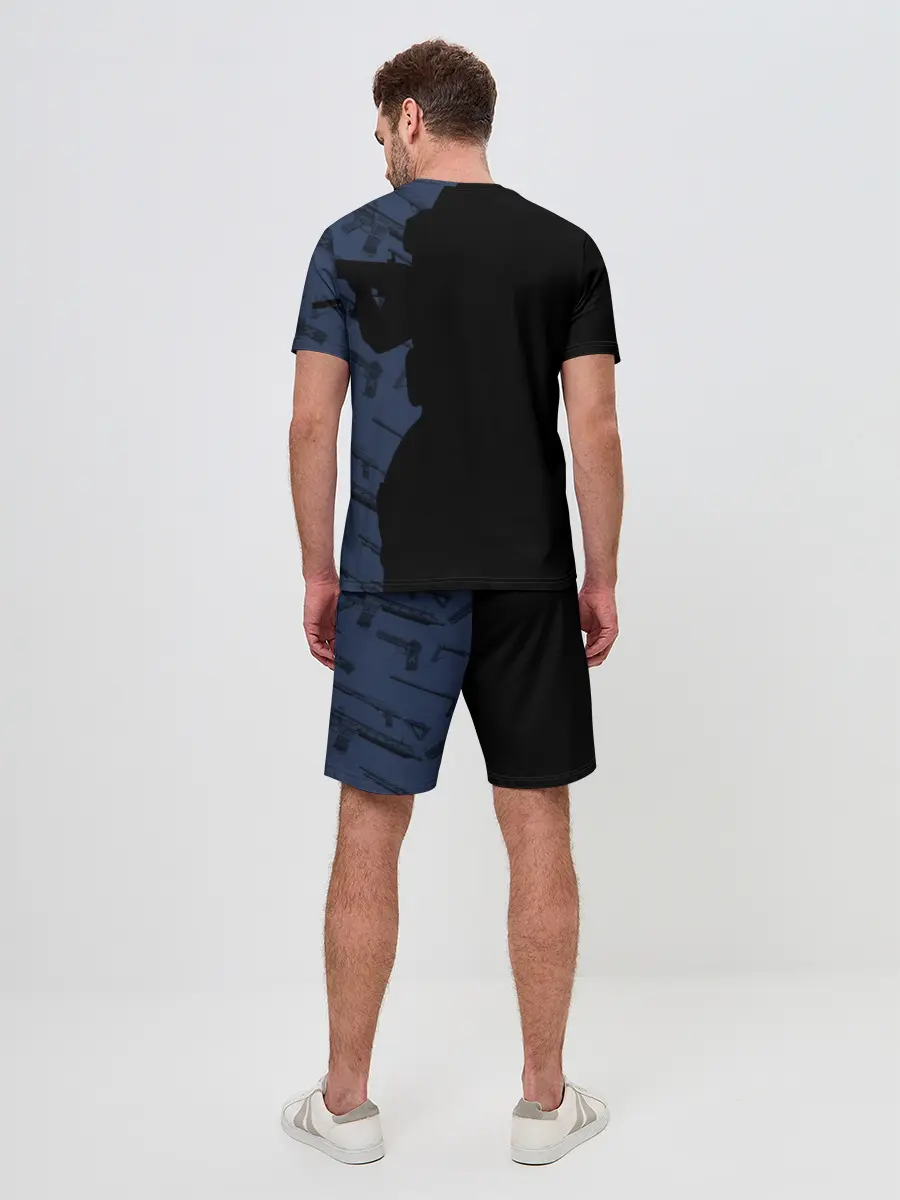 Мужской костюм с шортами / TEAM LIQUID E-SPORT CS GO