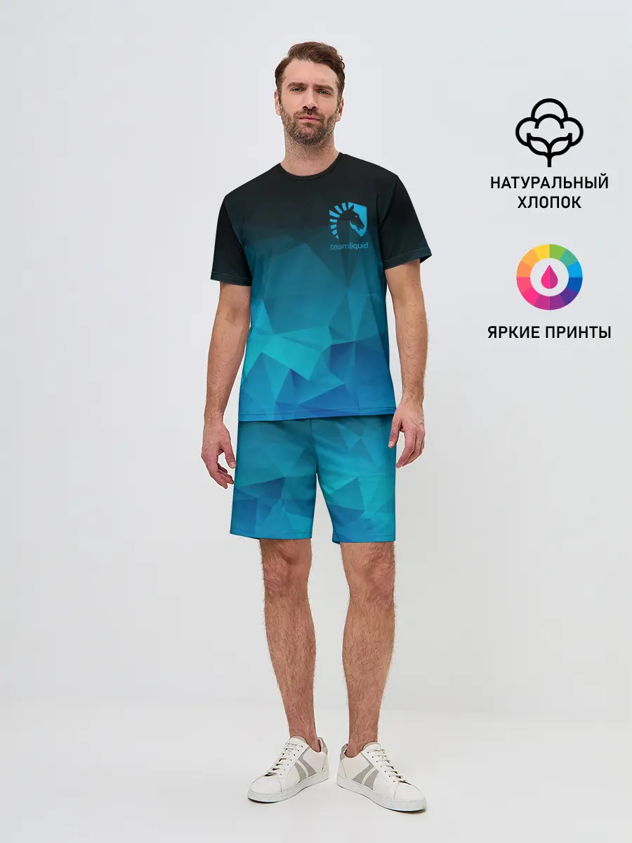 Мужской костюм с шортами / TEAM LIQUID E-SPORT