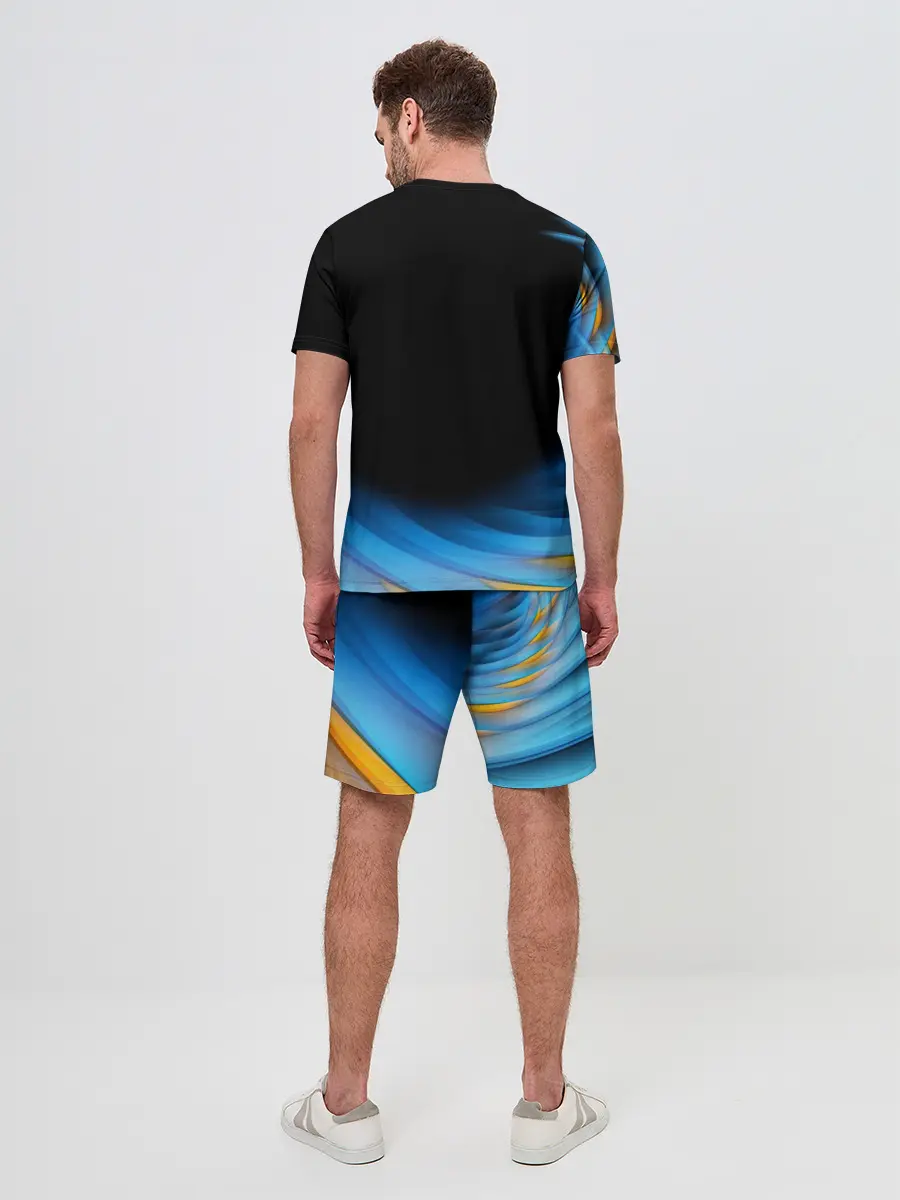 Мужской костюм с шортами / Россия спорт