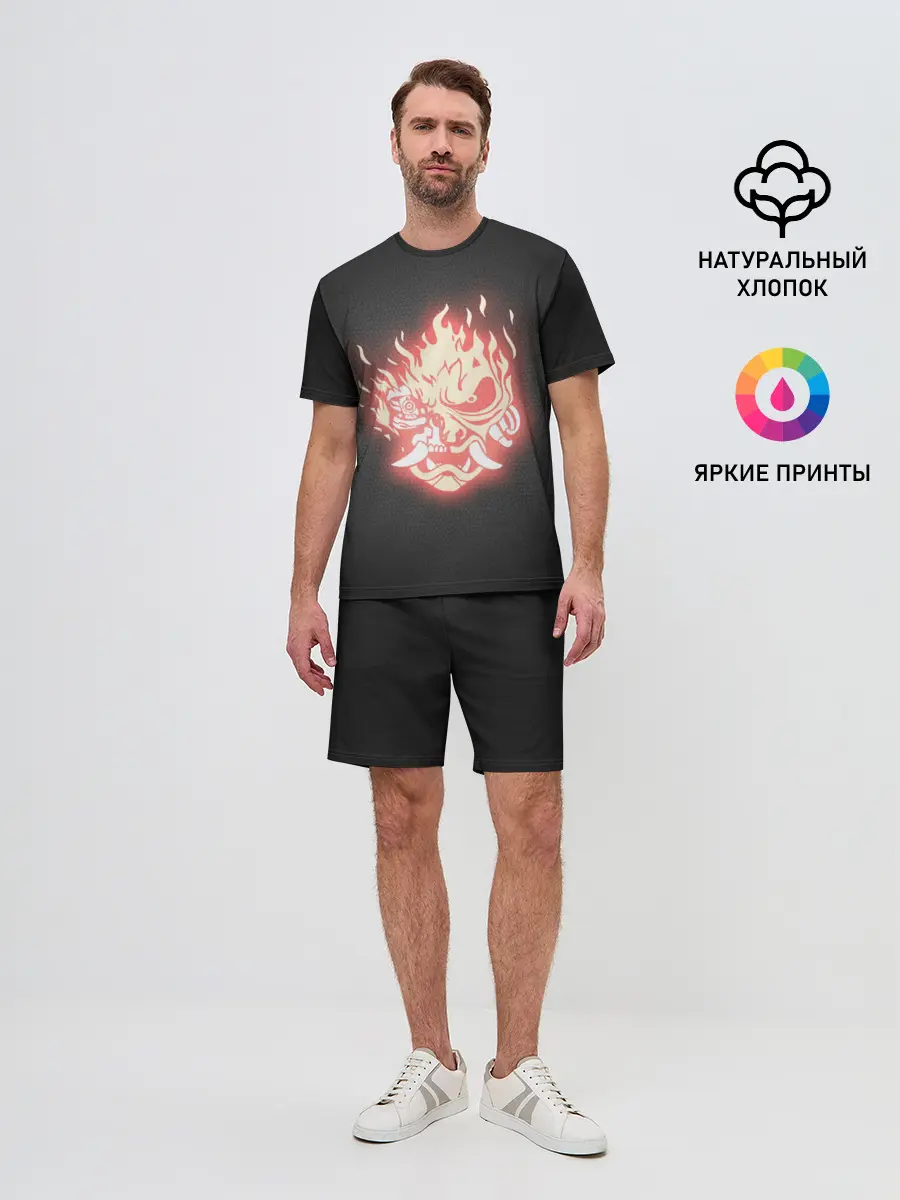 Мужской костюм с шортами / CYBERPUNK 2077 SAMURAI