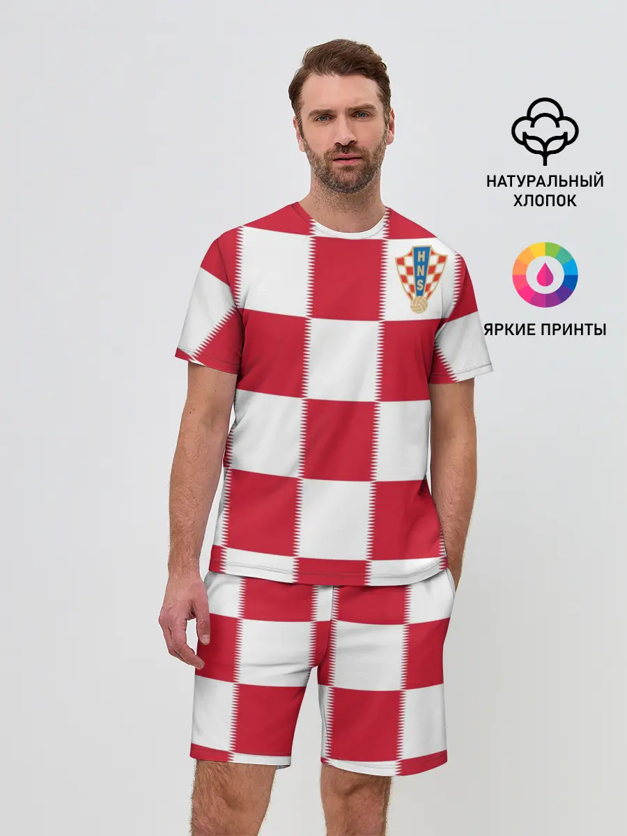 Мужской костюм с шортами / Форма Хорватии