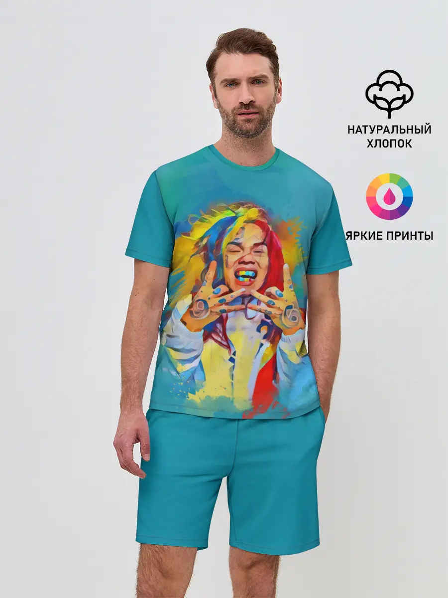 Мужской костюм с шортами / 6IX9INE PAINTS