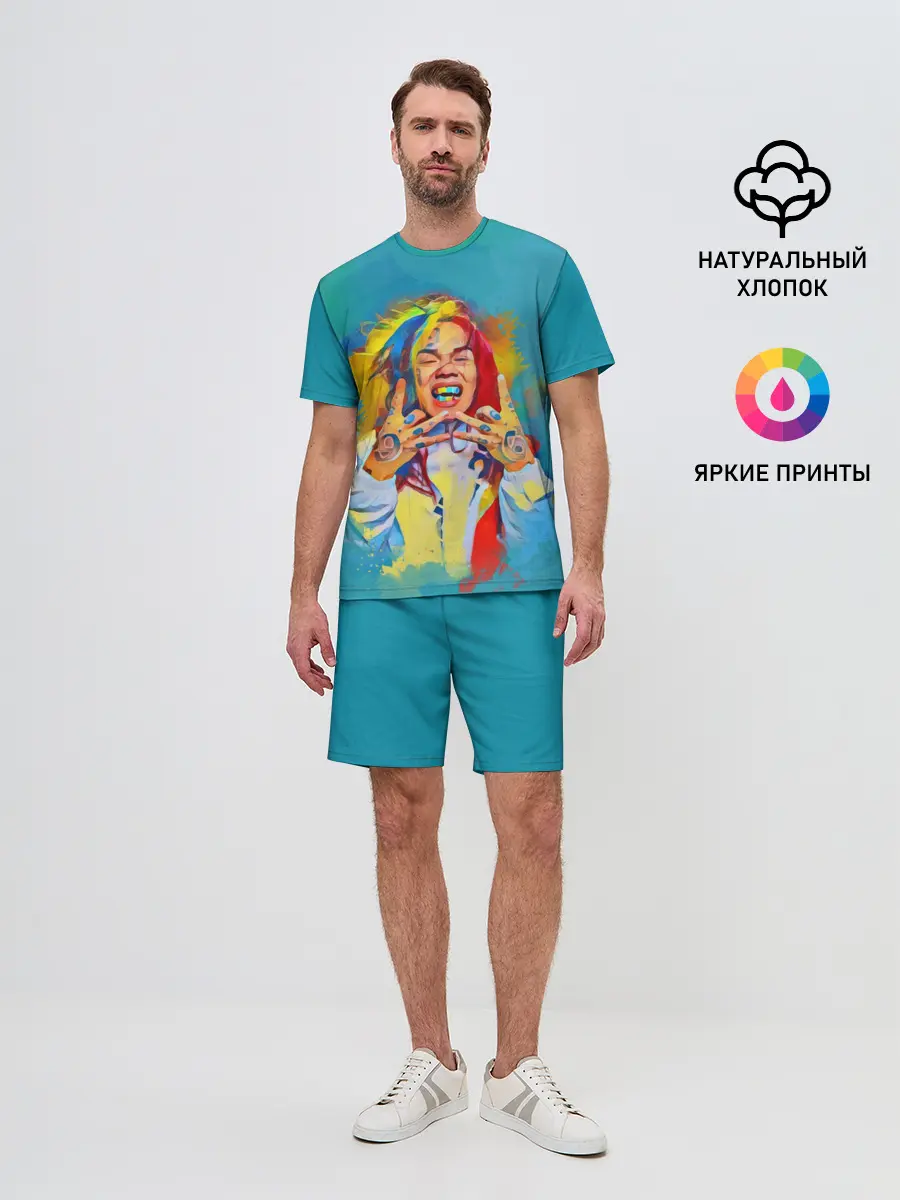 Мужской костюм с шортами / 6IX9INE PAINTS