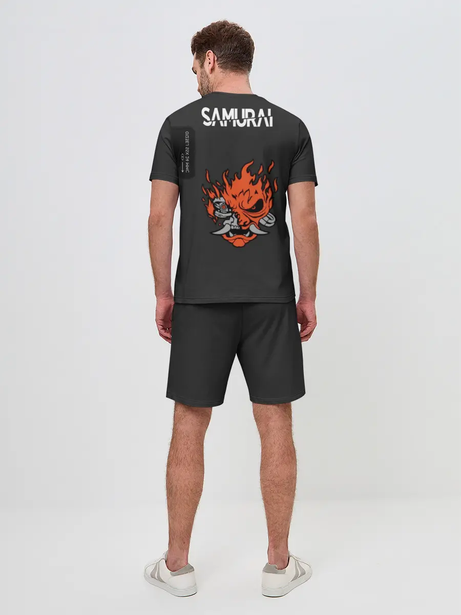 Мужской костюм с шортами / Cyberpunk 2077 Куртка V