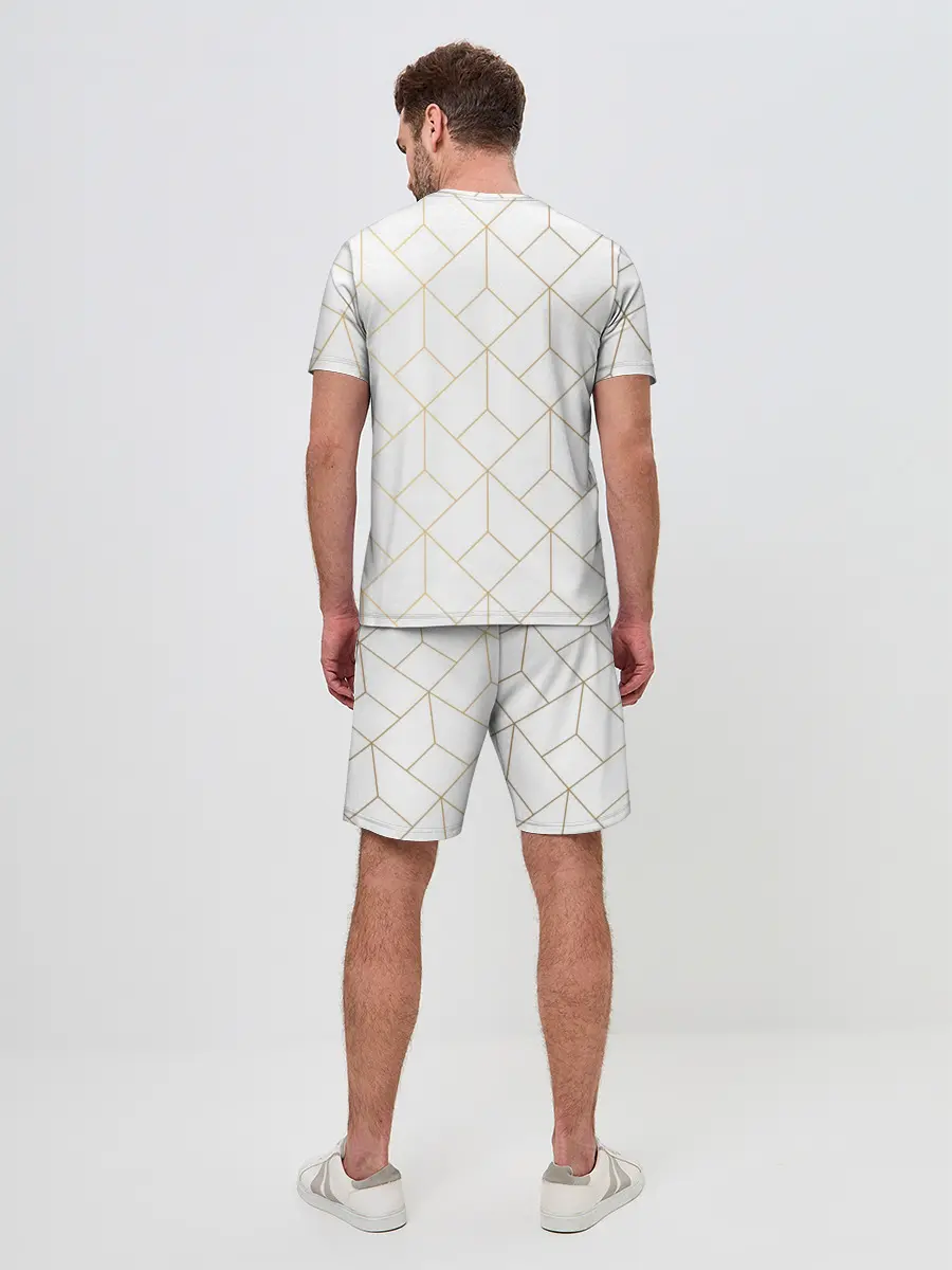 Мужской костюм с шортами / Красивая геометрия
