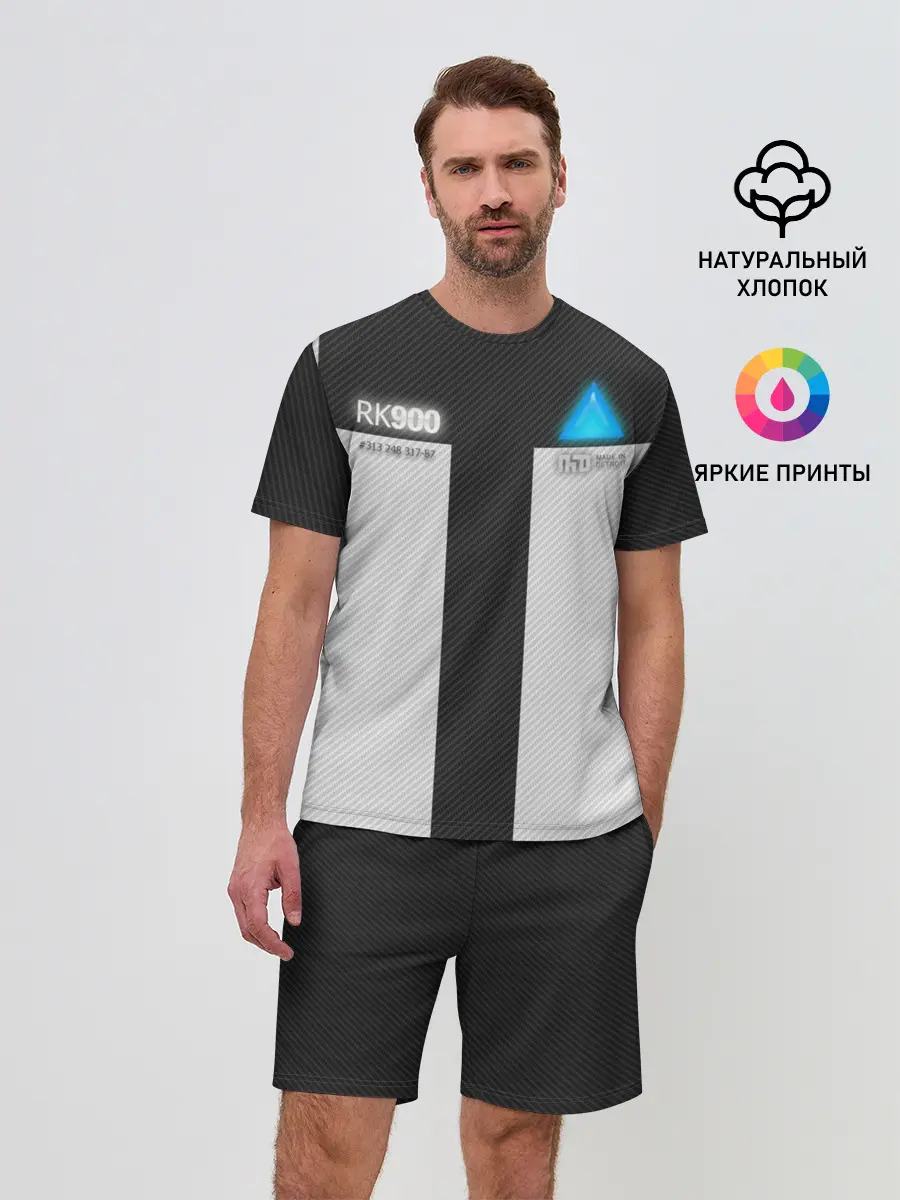 Мужской костюм с шортами / Connor Detroit: Become Human.