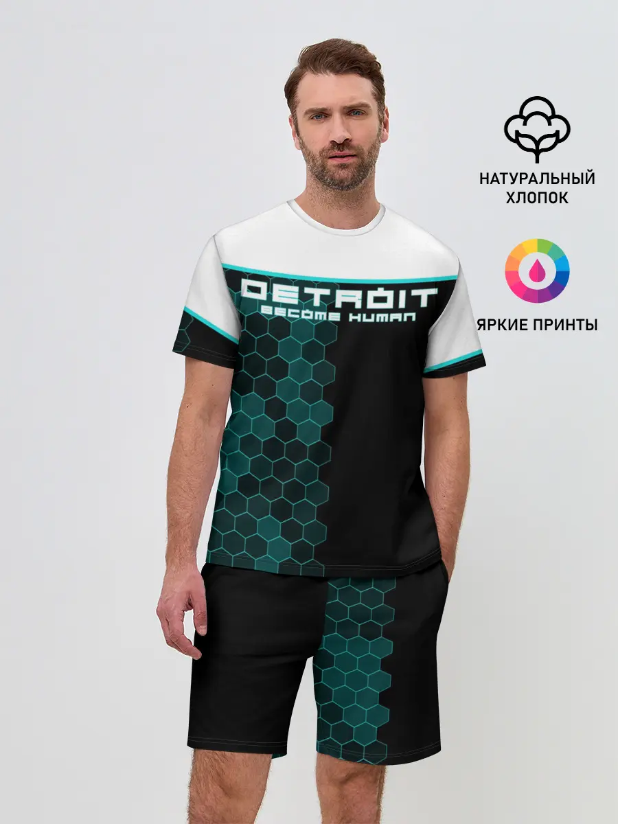 Мужской костюм с шортами / Detroit become human