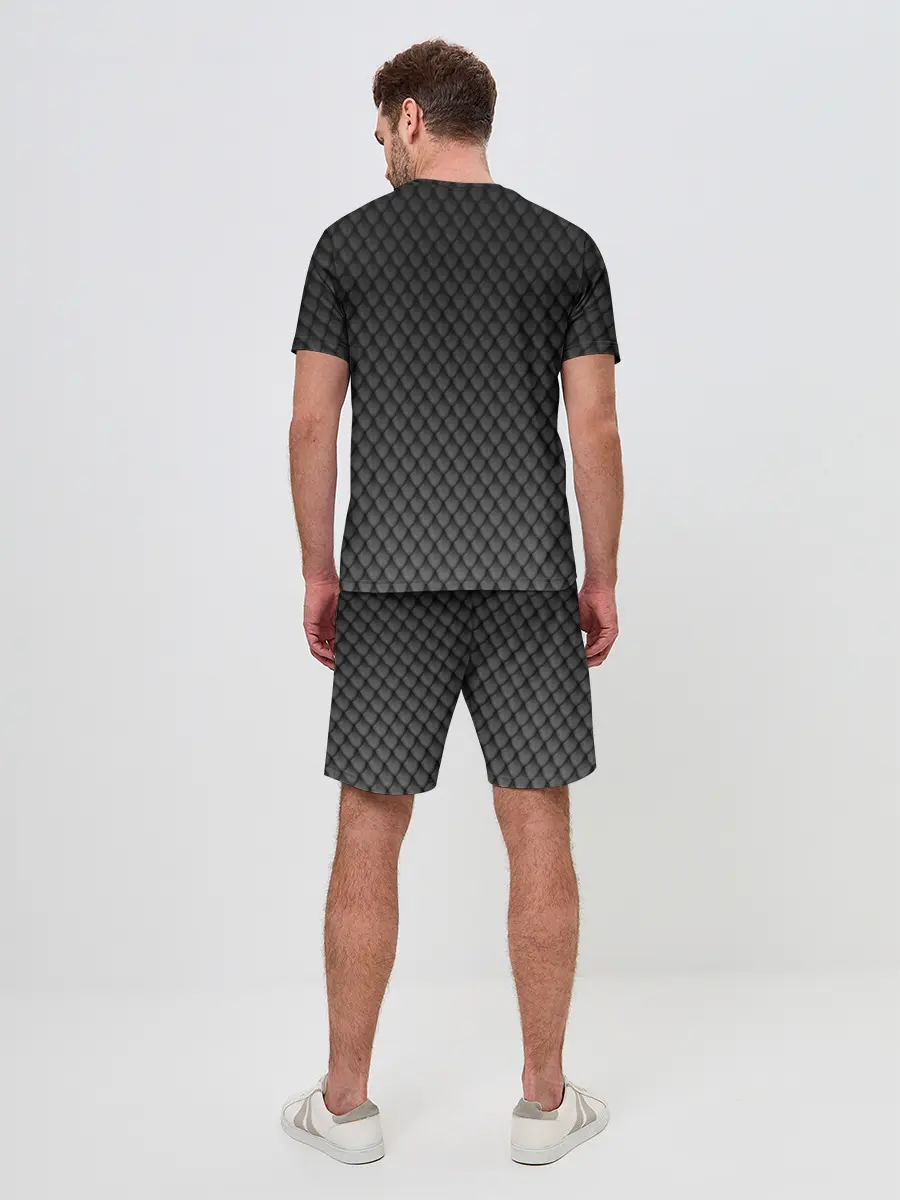 Мужской костюм с шортами / Чешуя дракона