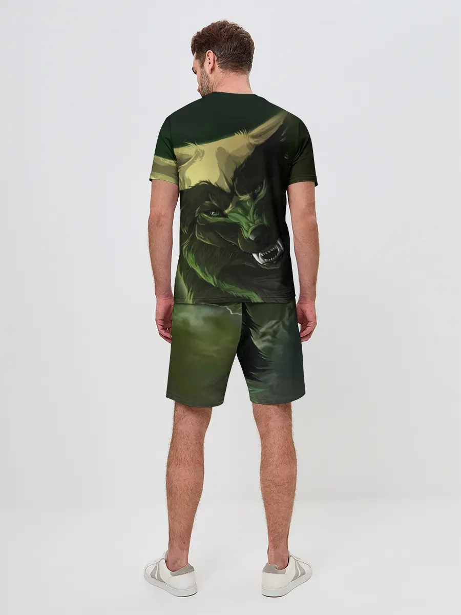 Мужской костюм с шортами / Дикий хищник