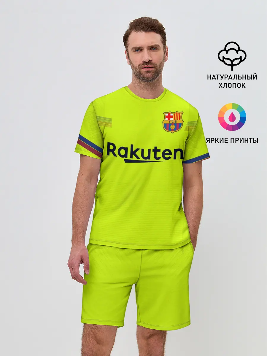 Мужской костюм с шортами / Messi away 18-19