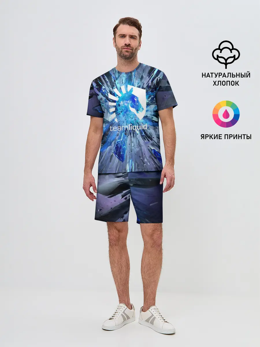 Мужской костюм с шортами / TEAM LIQUID E-SPORT