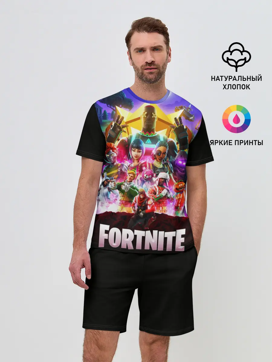 Мужской костюм с шортами / Fortnite Королевская Битва