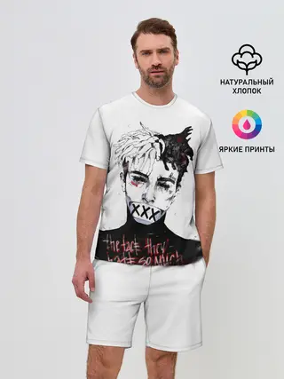 Мужской костюм с шортами / xxxtentacion