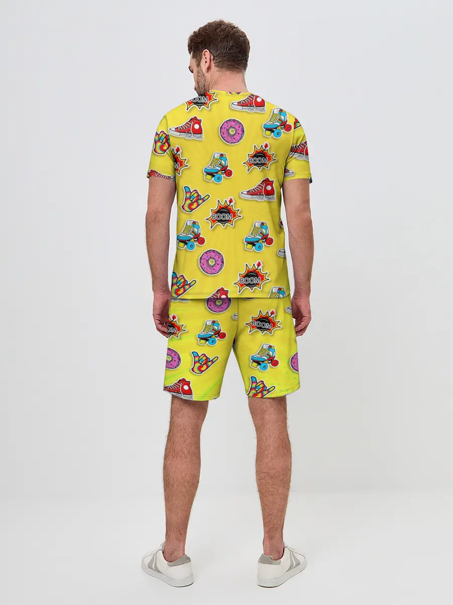 Мужской костюм с шортами / Pop Art