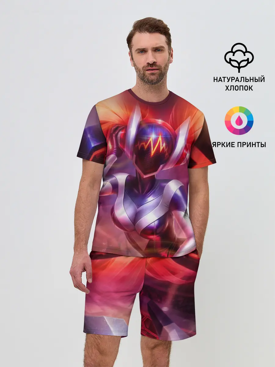 Мужской костюм с шортами / DJ Sona | League of Legends