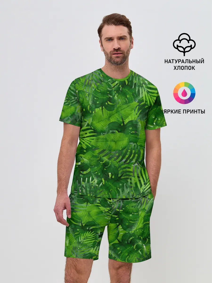 Мужской костюм с шортами / Тропики