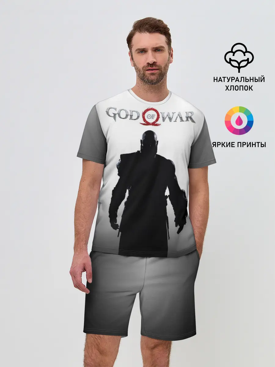 Мужской костюм с шортами / God of War 4 Кратос