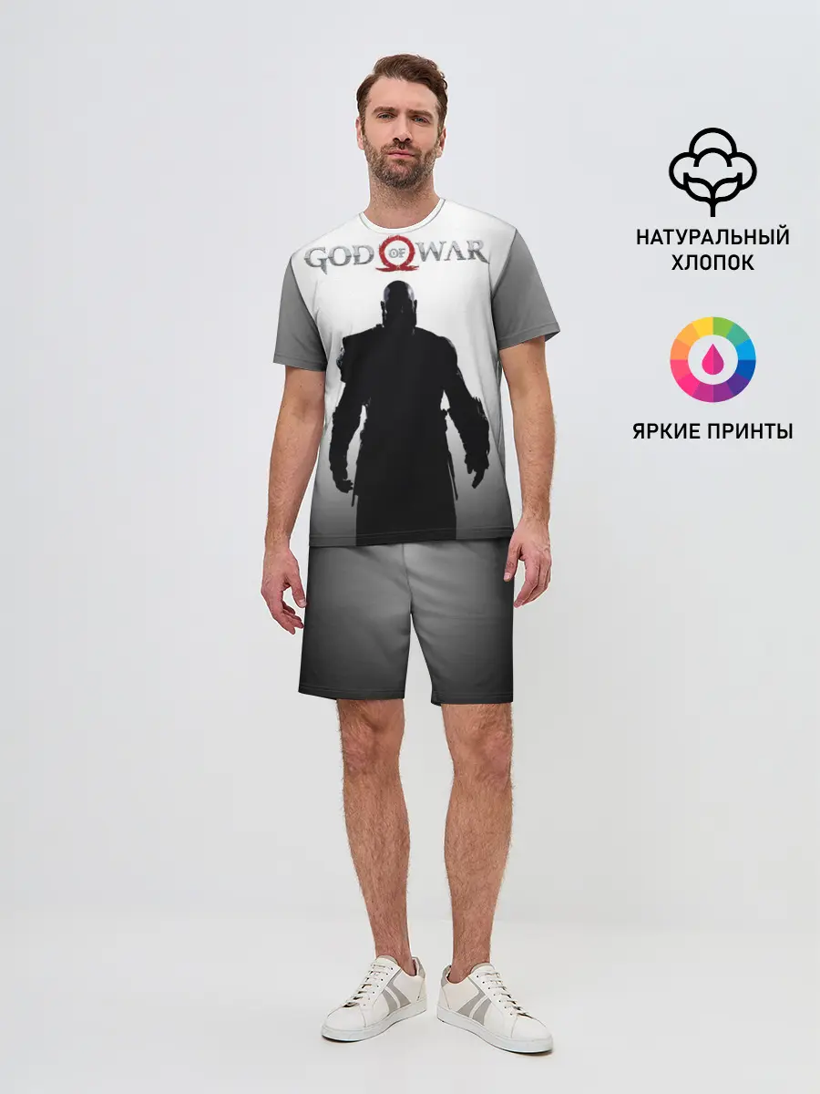 Мужской костюм с шортами / God of War 4 Кратос