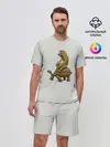 Мужской костюм с шортами / Ленивец и Черепаха