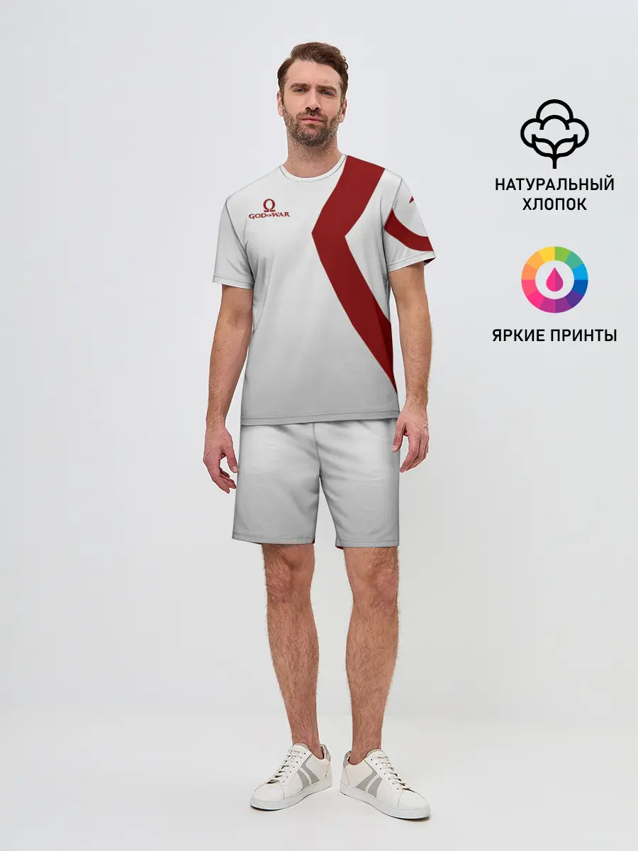 Мужской костюм с шортами / GOD of WAR Татуировки Кратоса