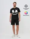 Мужской костюм с шортами / Marshmello black