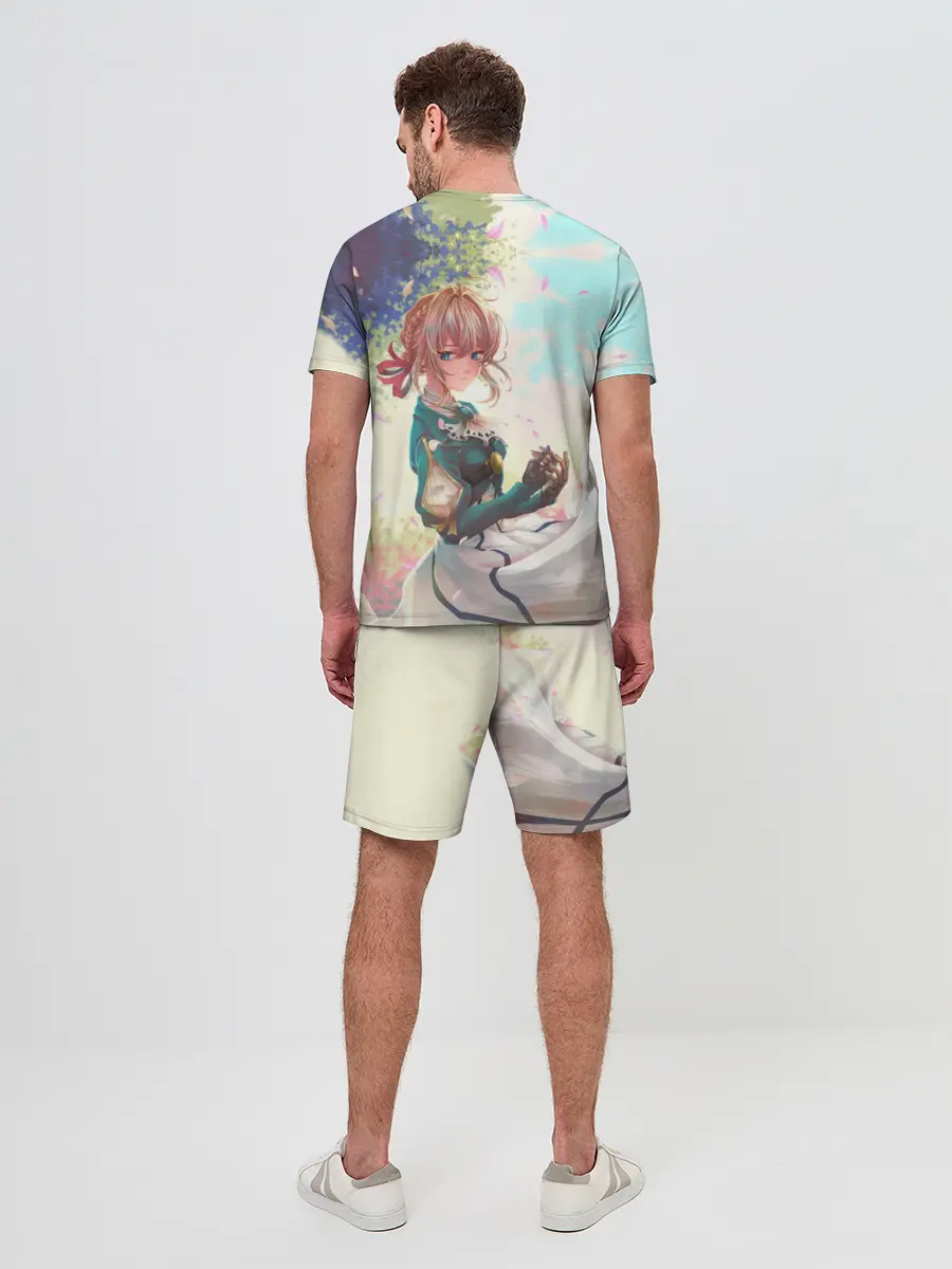 Мужской костюм с шортами / Violet Evergarden_8